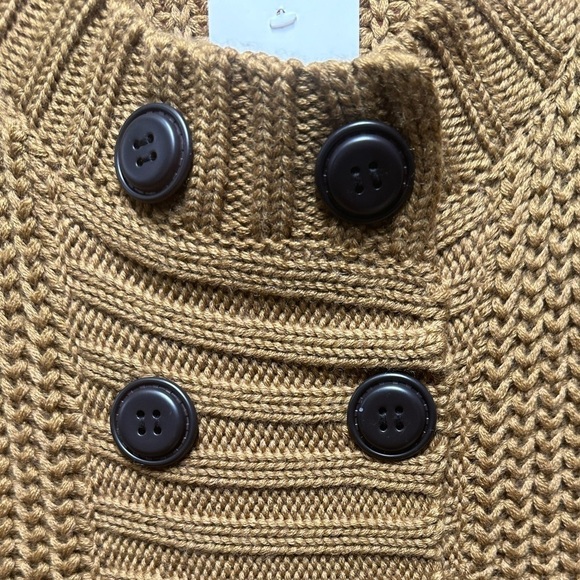 NWT Soft Surroundings Camel City Sweater Wool Blend Shirt Sleeve Cardigan - Picture 7 of 9